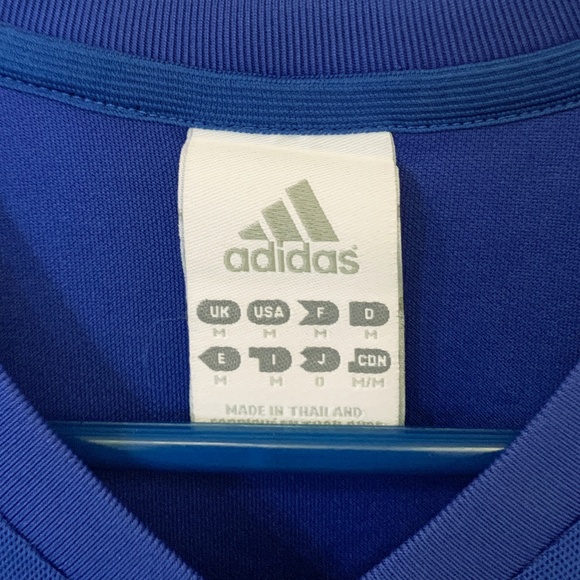 Adidas soccer #9 training jersey, ClimaLite, mens M - Picture 5 of 5